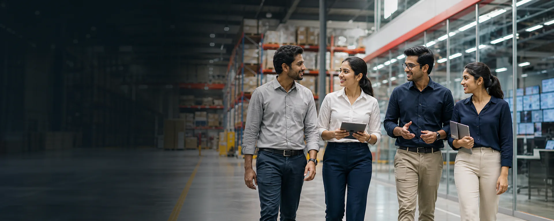 Young Mailit logistics professionals