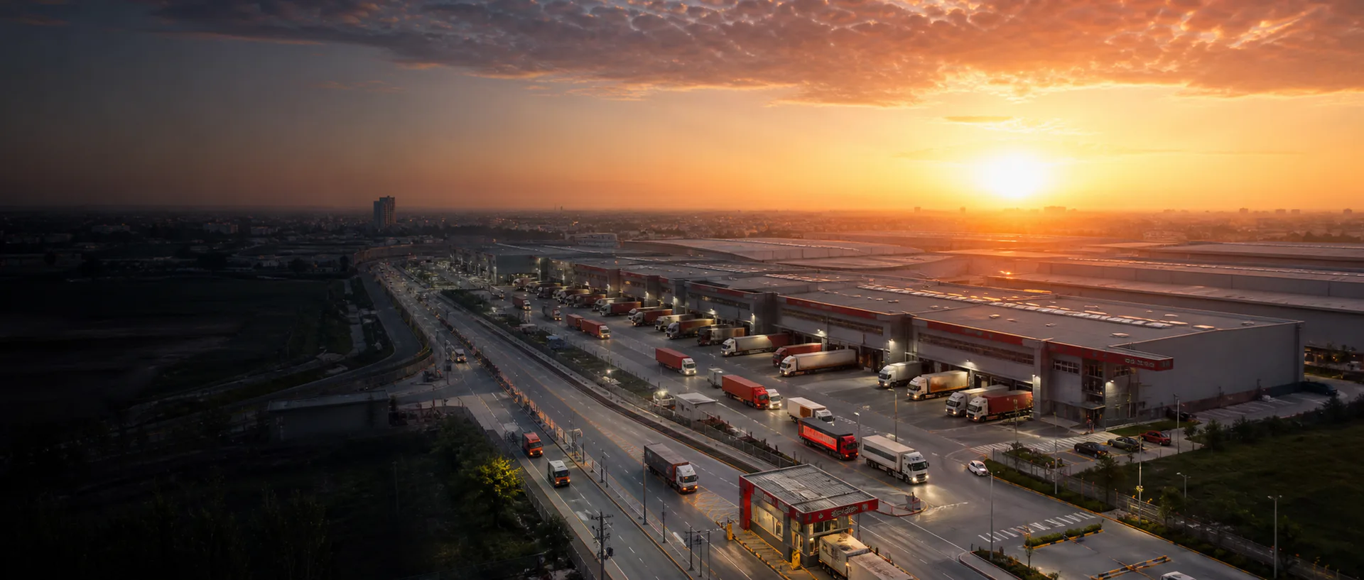Large Indian logistics distribution network