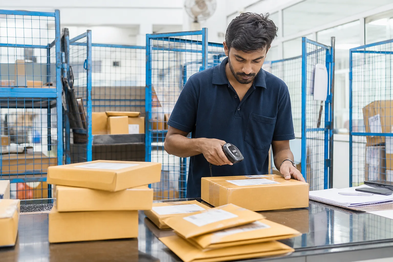 Courier Services operational workflow