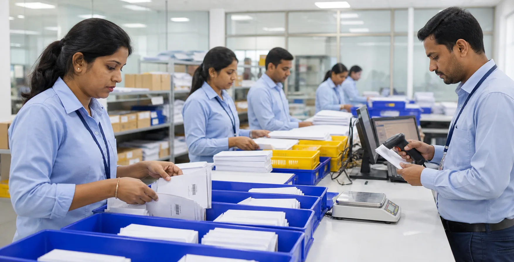 Indian Postal Services operational workflow